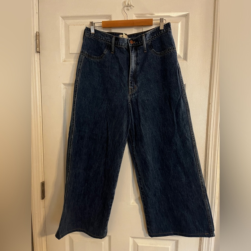 Madewell Size 31 Super Wide Jeans 100% Cotton